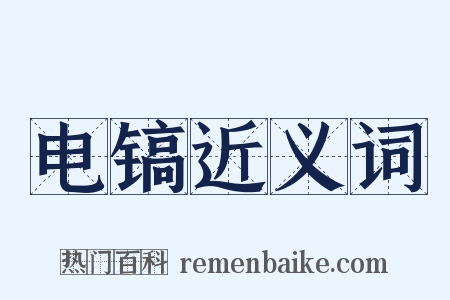 电镐近义词是什么意思的图片